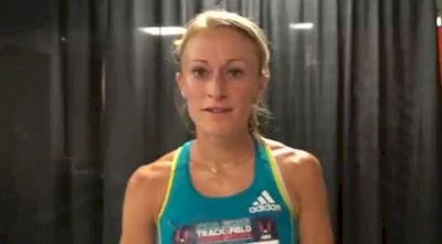 Lindsay Allen after qualifying for the steeple final 2010 USA Champs