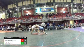 195 lbs Round 3 (8 Team) - Alan Chairez, Garden City vs Benjamin Schoenbeck, Norris