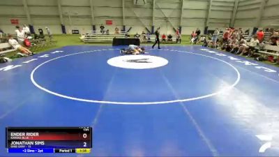 170 lbs Round 1 (16 Team) - Ender Rider, Kansas Blue vs Jonathan Sims, Ohio Gray