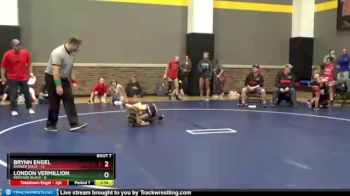 65 lbs Round 2 (12 Team) - Brynn Engel, Badger Girls vs London Vermillion, Missouri Black