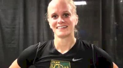 Laura Januszewski after making the 800 Final 2010 USATF Championships