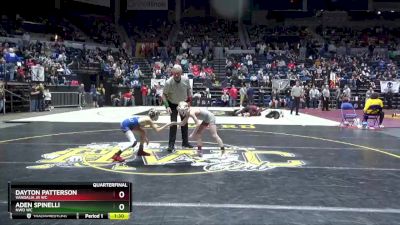 64 lbs Quarterfinal - Aden Spinelli, NWo WC vs Dayton Patterson, Vandalia Jr WC