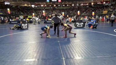 95 lbs Quarterfinal - Jocelyn Fishel, Cumberland Valley vs Morgan Hyland, Pleasant Valley