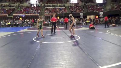 122 lbs Semifinal - Brenner Mullin, Sidney Wrestling Club vs Landon Martindale, Belgrade Wrestling Club