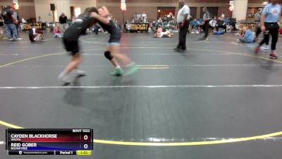 140 lbs Round 1 - Cayden Blackhorse, WAOTA vs Reid Gober, Roundtree