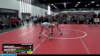 90 lbs Placement Matches (8 Team) - Shamus Regan, Minions Black (GA) vs Cason Craft, Roundtree Wrestling Academy