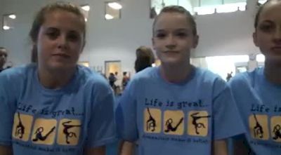 Capital gymnasts After the Region 3 Camp