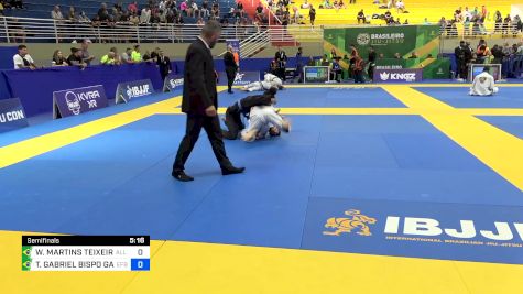 WEVERTON MARTINS TEIXEIRA vs TAUÃ GABRIEL BISPO GAMA 2024 Brasileiro Jiu-Jitsu IBJJF