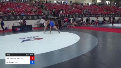 75 kg Semis - Mario Hutcherson, Young Guns Wrestling Club vs Parker Casey, Sebolt Wrestling Academy