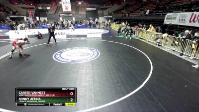 190 lbs 1st Place Match - Sonny Acuna, Legacy Wrestling Center vs Carter Vannest, Vasky BrosPitman Wrestling Club