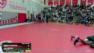138 lbs Cons. Round 1 - Derriq Thompson, Center vs Jon Enderle, Monte Vista