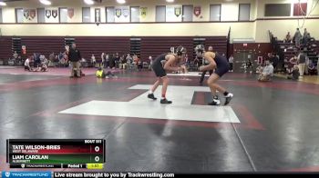 117-125A 1st Place Match - Liam Carolan, Alburnett vs Tate Wilson-Bries, West Delaware