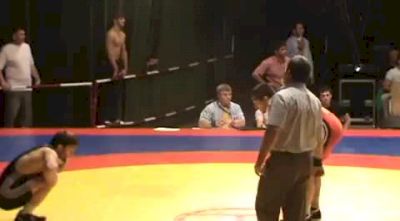 74 kg qf Ruslan Valiev vs Muslim Gadaev