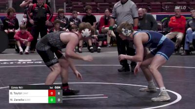 160 lbs Consy Rd I - Brenen Taylor, Canton Jr Sr vs Nico Zanella, Burrell