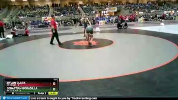 113 lbs Finals (8 Team) - Dylan Clark, 4A Henley vs Sebastian Bobadilla, 4A Estacada