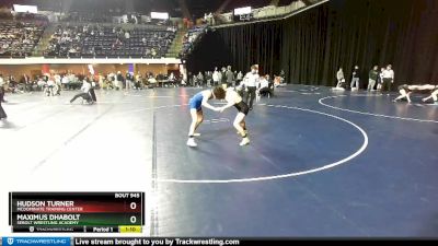 125 lbs 1st Place Match - Maximus Dhabolt, Sebolt Wrestling Academy vs Hudson Turner, McDominate Training Center