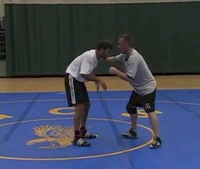 Front Headlock To Inside Trip