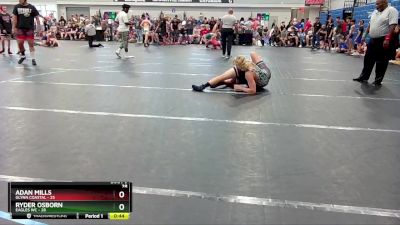 165 lbs Round 3 (6 Team) - Adan Mills, Glynn Coastal vs Ryder Osborn, Eagles WC