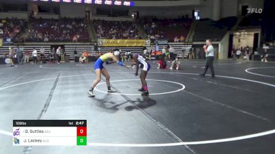 109 lbs Quarterfinal - Daniela Suttles, Grand Canyon (W) vs Jillian Lackey, Allen