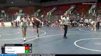 155 lbs Finals (2 Team) - Cole Karasinksi, Funky Monkeys Grey vs Josh Howey, Flint Tropics