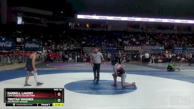 D 3 145 lbs Champ. Round 1 - Tristan Wagner, Archbishop Hannan vs Darrell Landry, Lake Charles College Prep