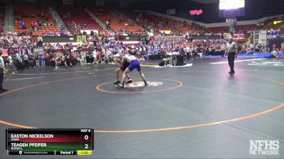 3-2-1A 165 Quarterfinal - Easton Nickelson, Hoxie vs Teagen Pfeifer, Russell