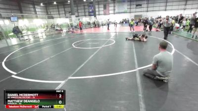 100 lbs 1st Place Match - Daniel McDermott, NC Wrestling Factory vs Matthew DeAngelo, Imperium