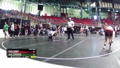 140 lbs 3rd Place Match - Hank Thompson, WWC Predator Wrestling vs Cinch Forbes, Plainview Pirates