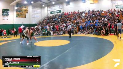 182 lbs Champ. Round 2 - Luka Castillo, Damien vs Farzad Hashimi, El Dorado