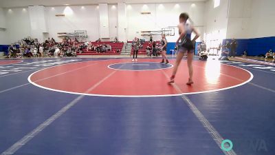 98 lbs Rr Rnd 1 - Adalynn Lewis, Harrah Little League Wrestling vs Cara Prock, Vian Wrestling Club