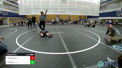 46 lbs Consi Of 8 #2 - Teagen Martinez, Carl Albert vs Joshua Roche, Newcastle Youth Wrestling