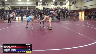 16UB-12 lbs Round 2 - Braylen Bieber, Indee Mat Club vs Jackson Woods, Cedar Rapids Jefferson