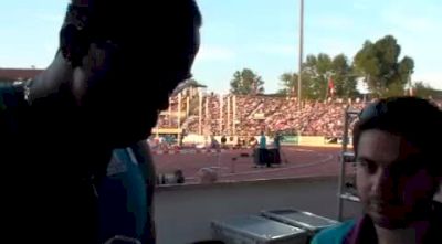 Dayron Robles after SB 110H at 2010 Lausanne Diamond League