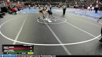 Cons. Round 2 - Riley Arner, Fairbury vs Jake Hunke, North Bend Central