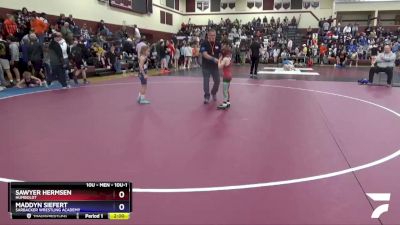 10U-1 lbs Round 2 - Sawyer Hermsen, Humboldt vs Maddyn Siefert, Sarbacker Wrestling Academy