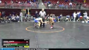 126 lbs Round 4 (8 Team) - Brandon Baustert, Lincoln East vs Jameal Agnew, Manhattan