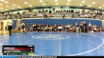 102 lbs Round 1 (4 Team) - Anthony Zuranski, Avon vs Jaxsen Jean, Bloomington South