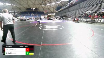 3A 126 lbs Cons. Round 4 - Miles Lamb, Snohomish vs Beau Gudde, Arlington