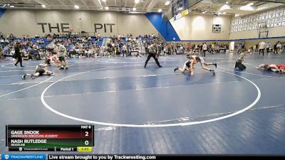 103 lbs Champ. Round 2 - Gage Snook, Sanderson Wrestling Academy vs Nash Rutledge, Ridgeline