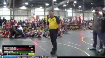82 lbs Semis & 1st Wrestleback (8 Team) - Rudy Mihelich, American Gladiators vs Alex Leon, Untouchables White
