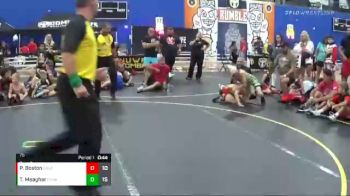 75 lbs Finals (8 Team) - Tyson Meagher, The Funky Singlets vs Peyton Boston, Backyard Brawlers