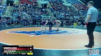 195 lbs Semis & 1st Wb (8 Team) - Roberto Garza, E4-Grand Forks Central vs Chayton Senn, E2-Fargo Davies