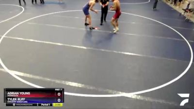 165 lbs Semifinal - Adrian Young, Minnesota vs Tyler Ruff, Kingdom Wrestling