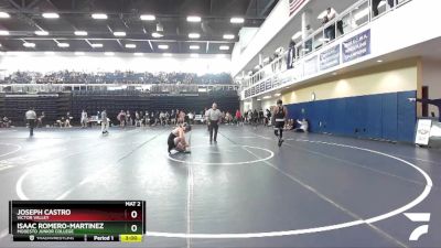 165 lbs Champ. Round 1 - Joseph Castro, Victor Valley vs Isaac Romero-Martinez, Modesto Junior College