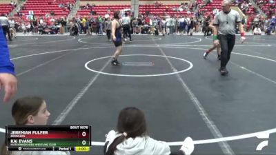 150 lbs Round 4 - Jeremiah Fulfer, Brawlers vs Kai Evans, Hutchinson Kids Westling Club