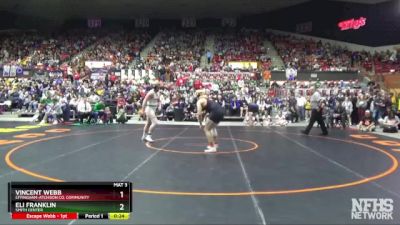 3-2-1A 215 3rd Place Match - Vincent Webb, Effingham-Atchison Co. Community vs Eli Franklin, Smith Center