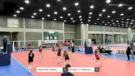 Adidas KIVA 16 Black vs Elevation 17 Timberline - 2022 JVA World Challenge presented by Nike - Expo Only