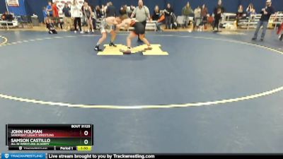 150 lbs Round 5 - John Holman, Sandpoint Legacy Wrestling vs Samson Castillo, All In Wrestling Academy