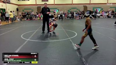 56-60 lbs Round 2 - Declan Stangl, Rampage vs Emil Cole, St. Francis Village Jaguars