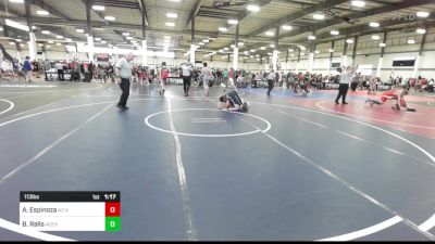 113 lbs Semifinal - Aiden Espinoza, AZ Heat vs Breidyn Ralls, Aces Wr Ac